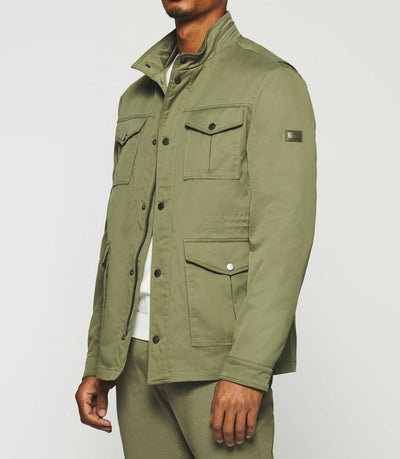 Veste saharienne 4 poches kaki RONALD - IZAC