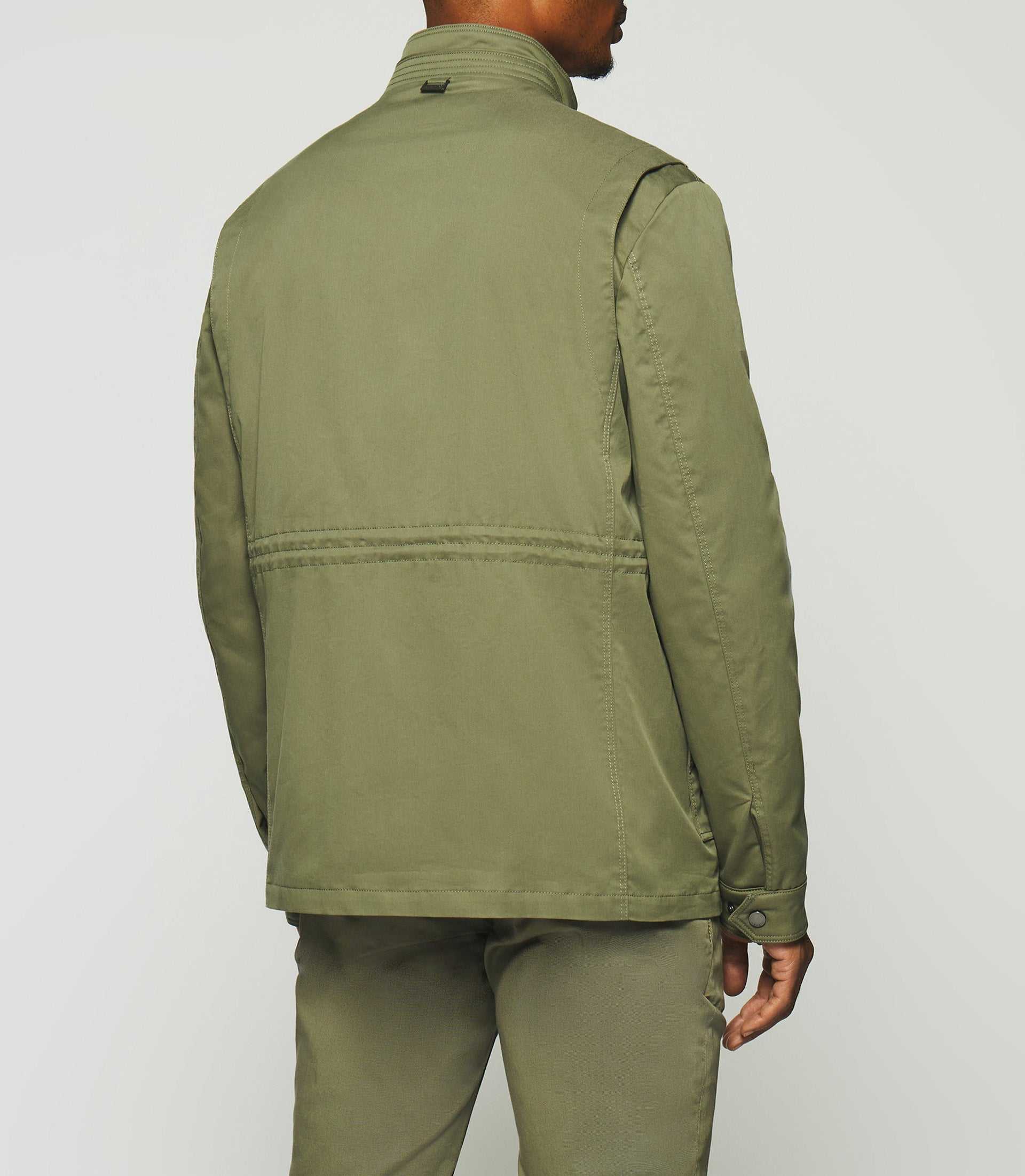 Veste saharienne 4 poches kaki RONALD - IZAC