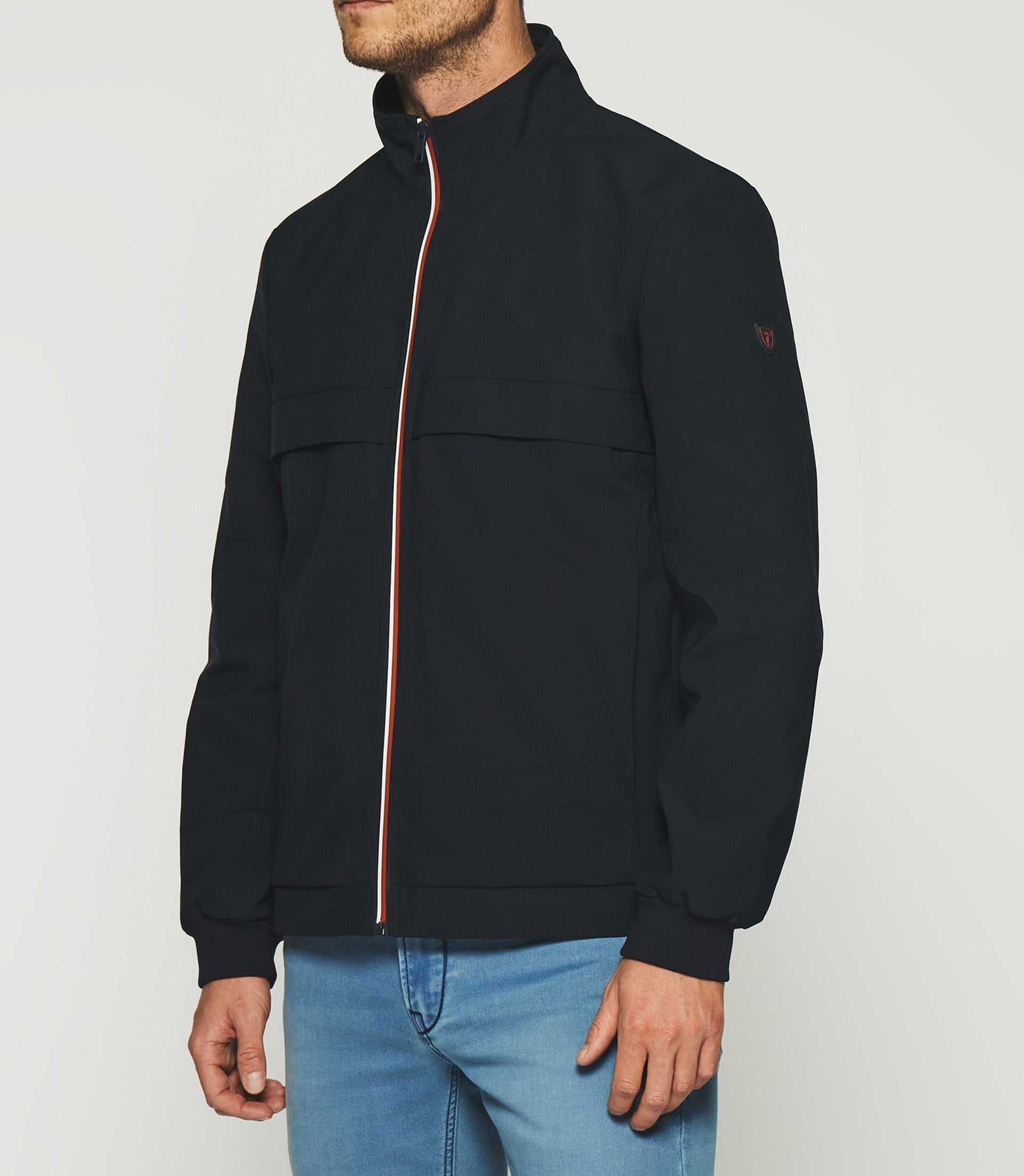 Blouson sport bi - matière marine ROYCE - IZAC