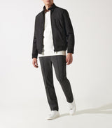 Blouson col montant matelassé noir MACAO - IZAC