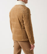 Blouson velours matelasse beige MANI - IZAC