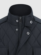 Blouson col montant marine - IZAC