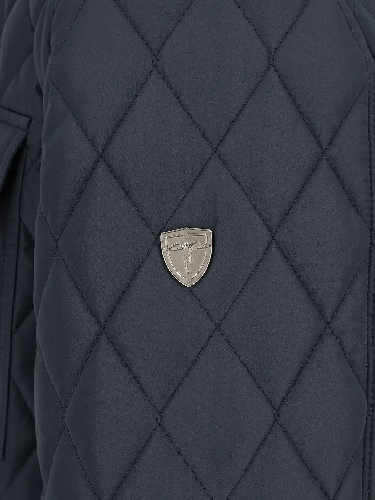 Blouson col montant marine - IZAC
