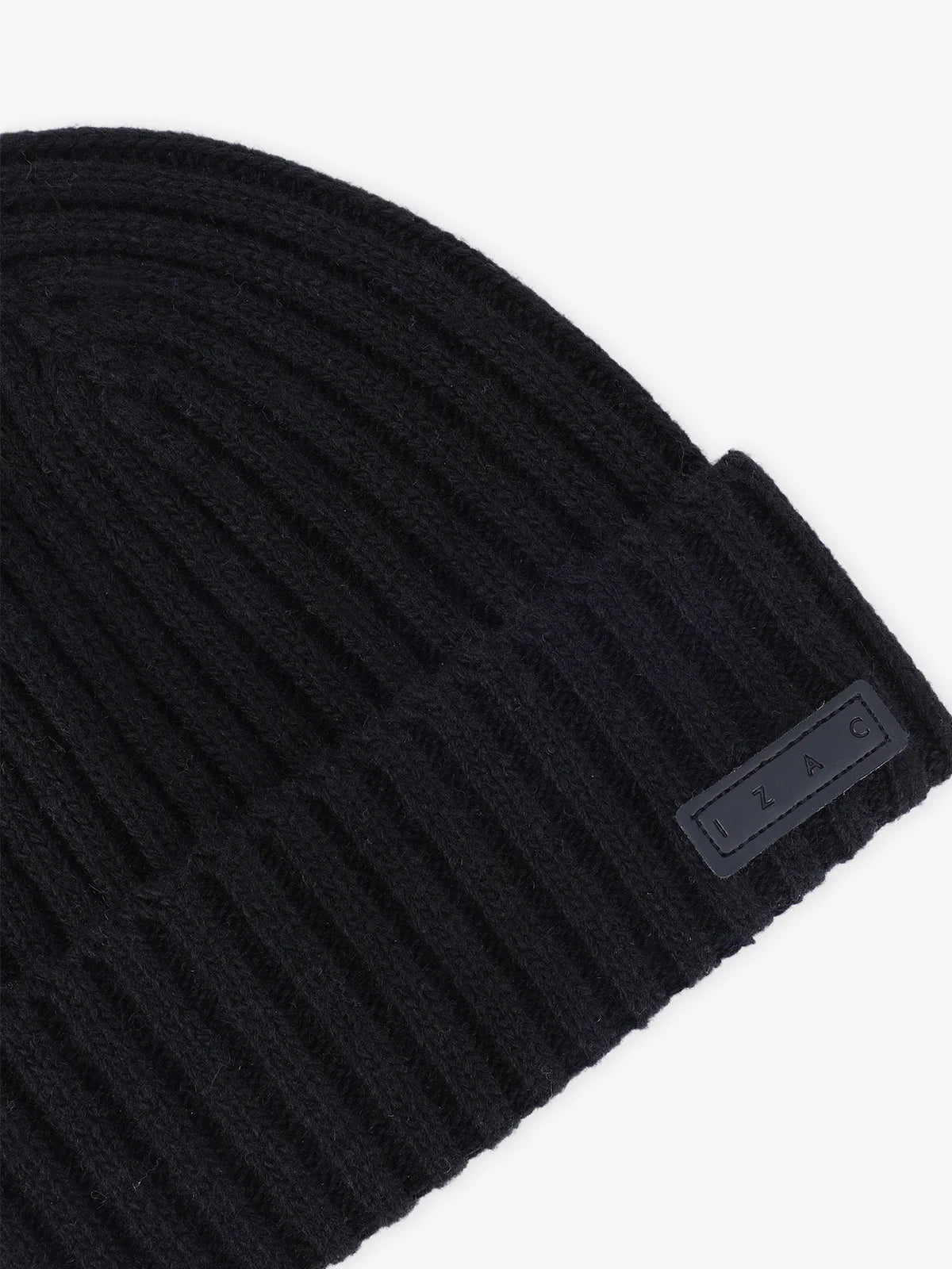 Bonnet en maille noir - IZAC