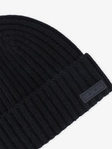 Bonnet en maille noir - IZAC