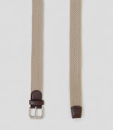 Ceinture tressée beige - IZAC
