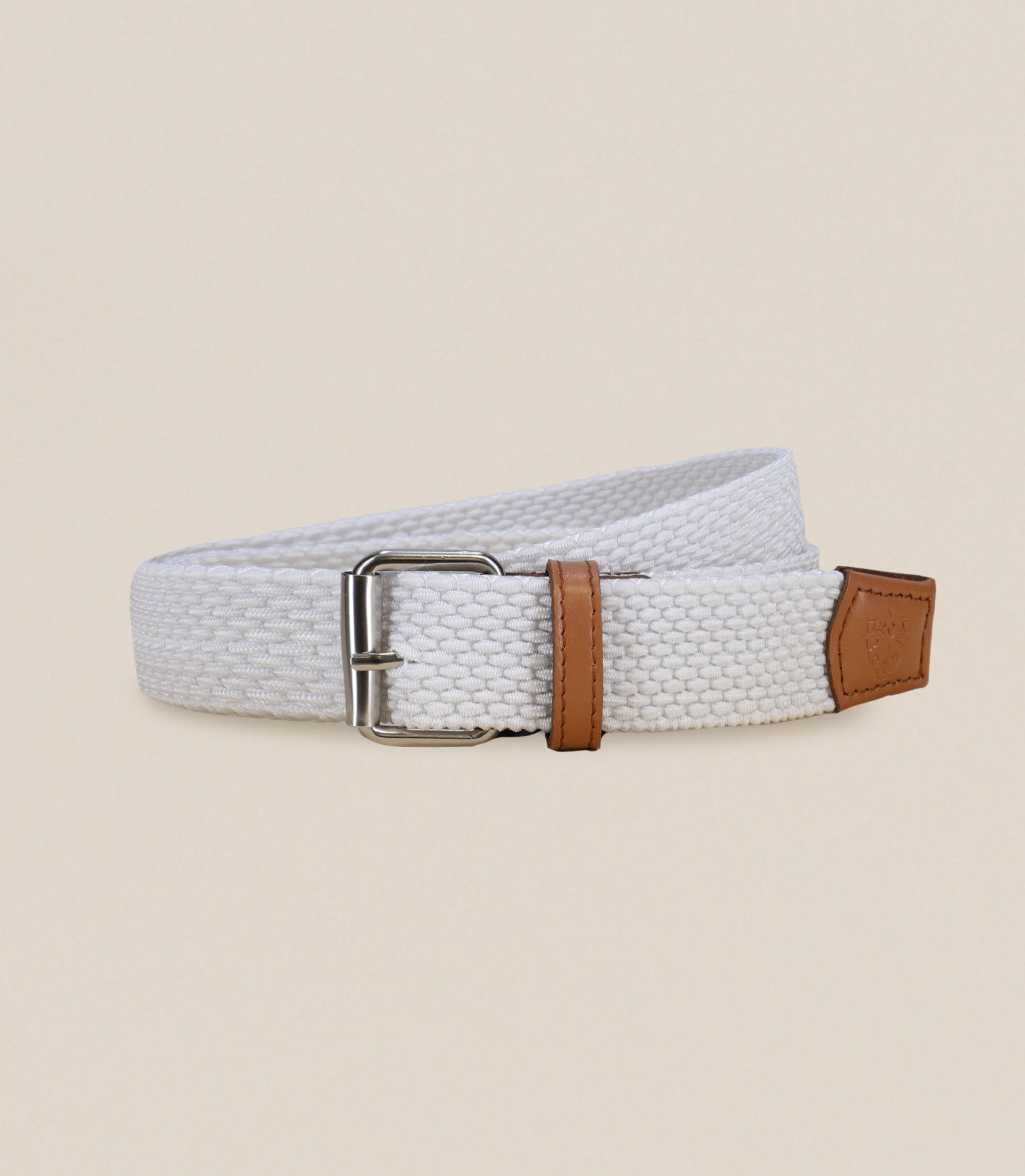 Ceinture tressée écru - IZAC