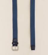 Ceinture tressée indigo clair - IZAC