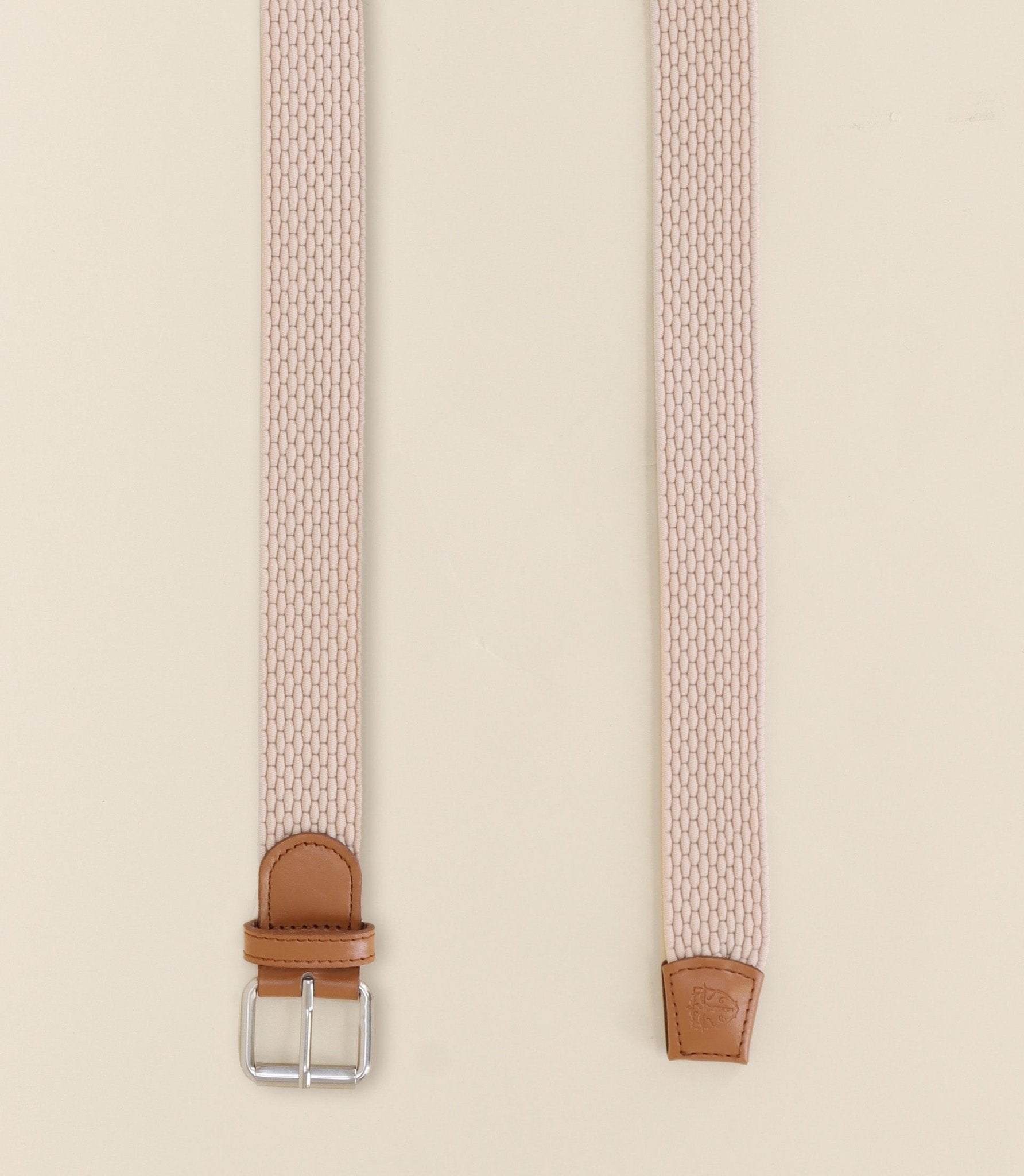 Ceinture tressée pêche - IZAC