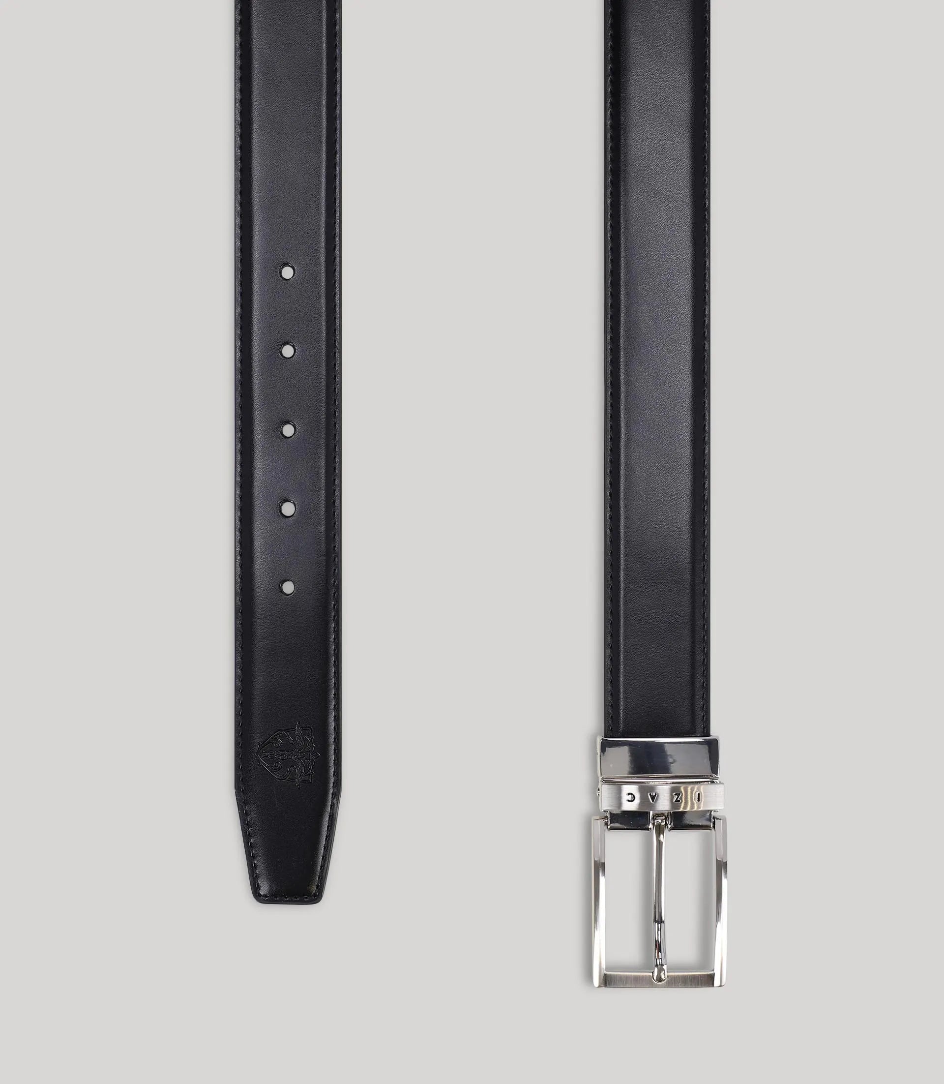 Ceinture réversible noir et marron - IZAC