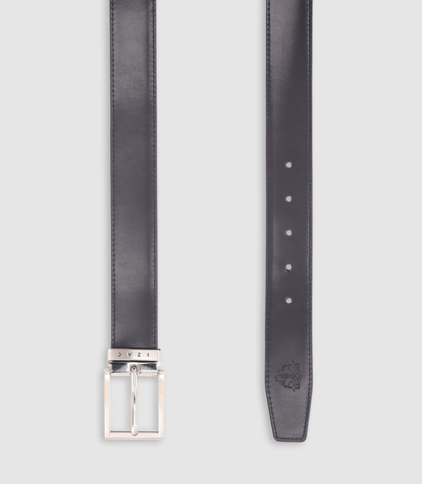 Ceinture avec boucle réversible marine - IZAC