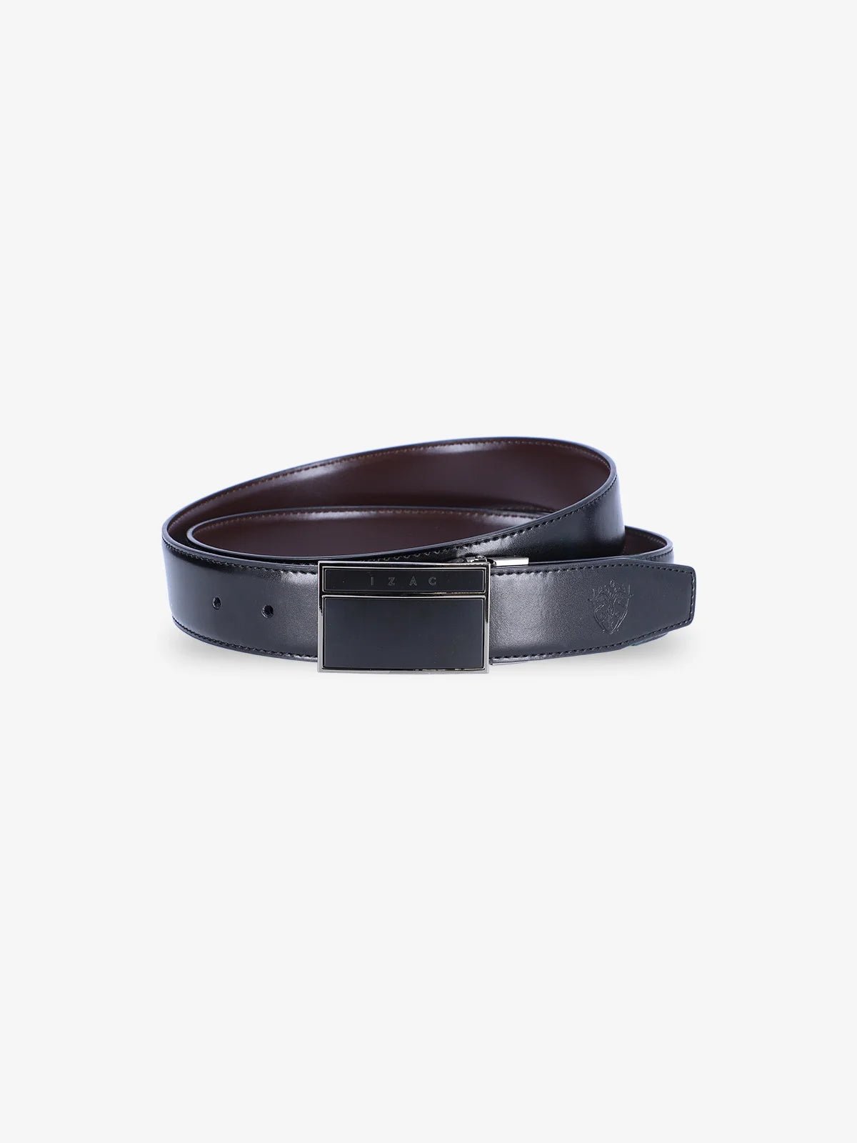 Ceinture réversible noir - IZAC