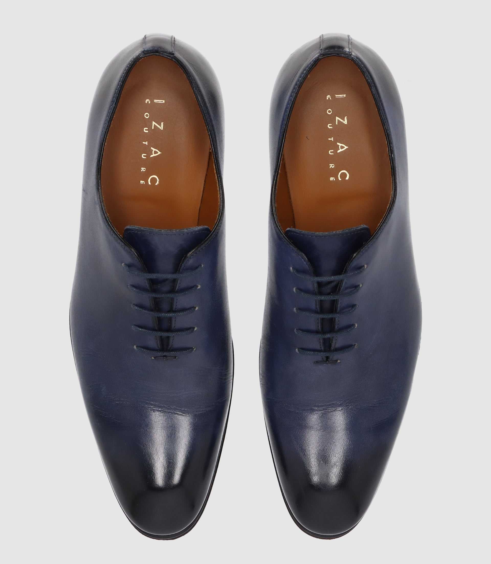 Richelieu en cuir marine OTHELO - IZAC