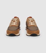 Chaussures sneakers en cuir beige - IZAC