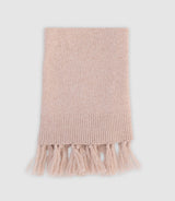 Echarpe en maille unie beige - IZAC