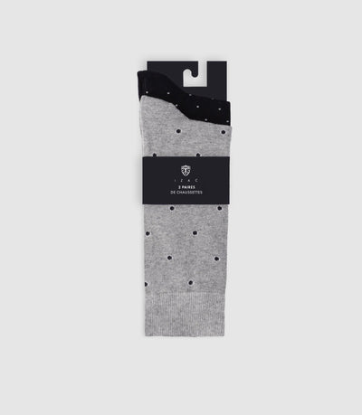 Pack de chaussettes fantaisie marine - IZAC