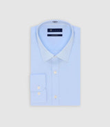 Chemise en coton stretch ciel - IZAC