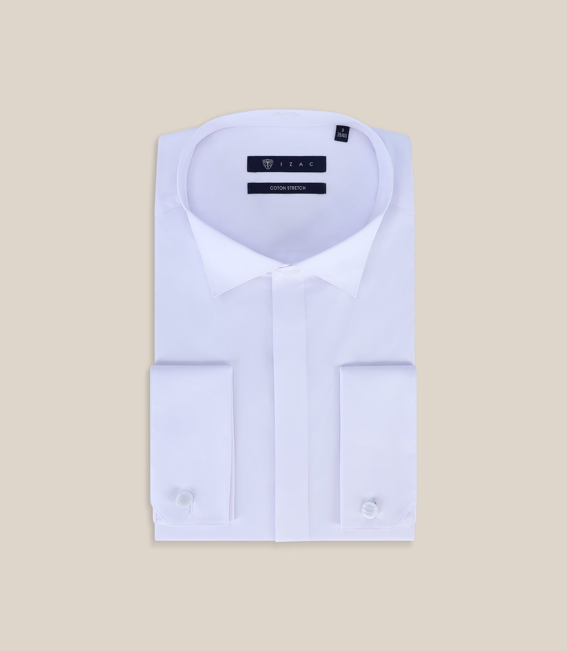Chemise ville cérémonie blanche - IZAC