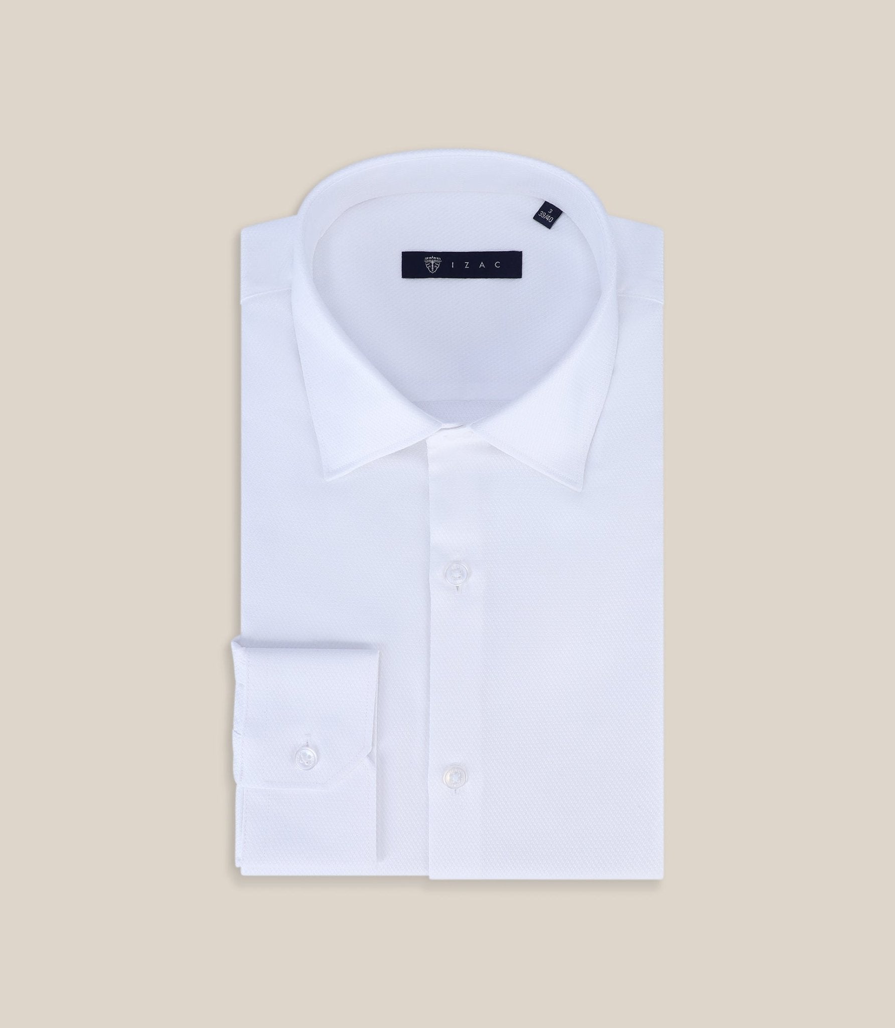 Chemise ville non iron blanche - IZAC