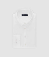 Chemise ville en maille blanche PACOME - IZAC