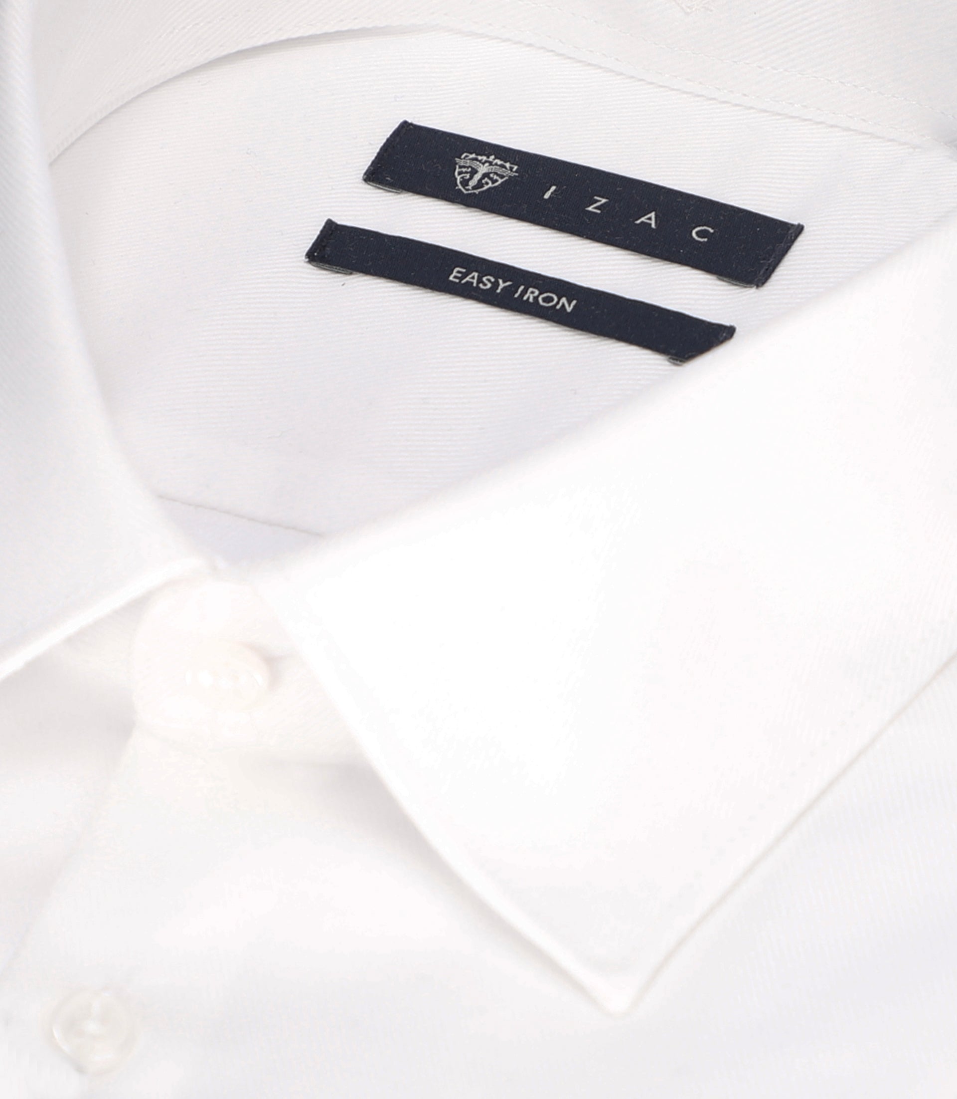 Chemise droite repassage facile blanche PASTY - IZAC
