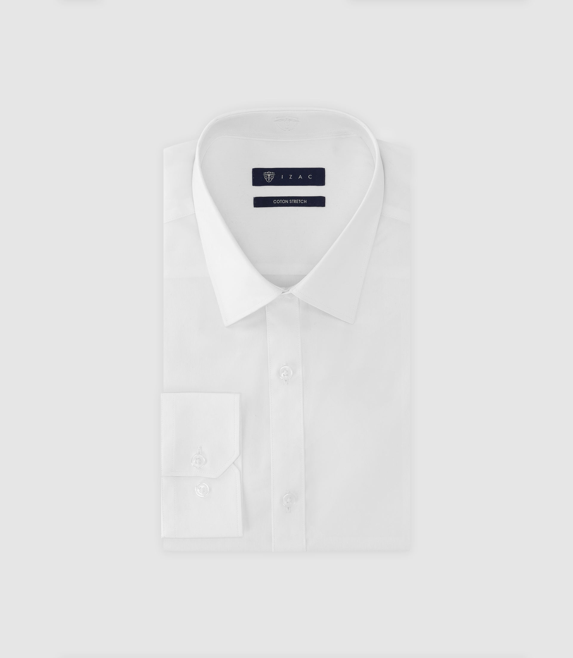 Chemise unie blanche - IZAC