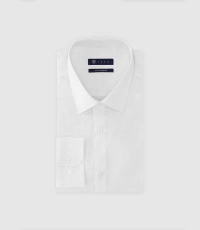 Chemise unie blanche - IZAC