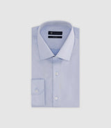 Chemise col italien ciel - IZAC