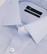 Chemise col italien ciel - IZAC