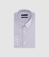 Chemise imprimée ajustée ciel - IZAC
