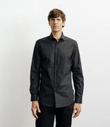 Chemise ville imprimée noire - IZAC