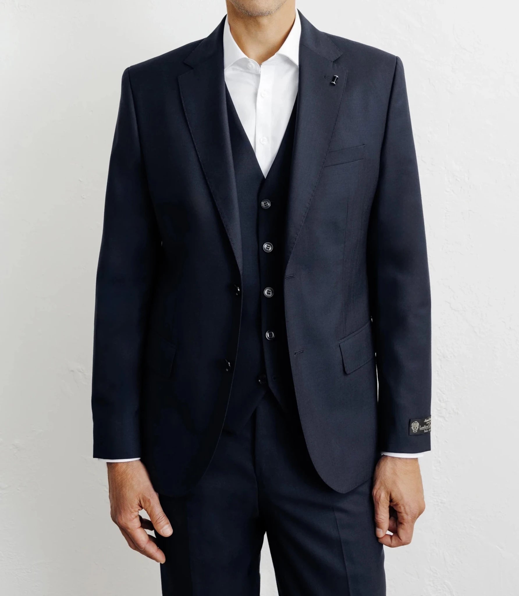 Costume 100% laine bleu marine - IZAC