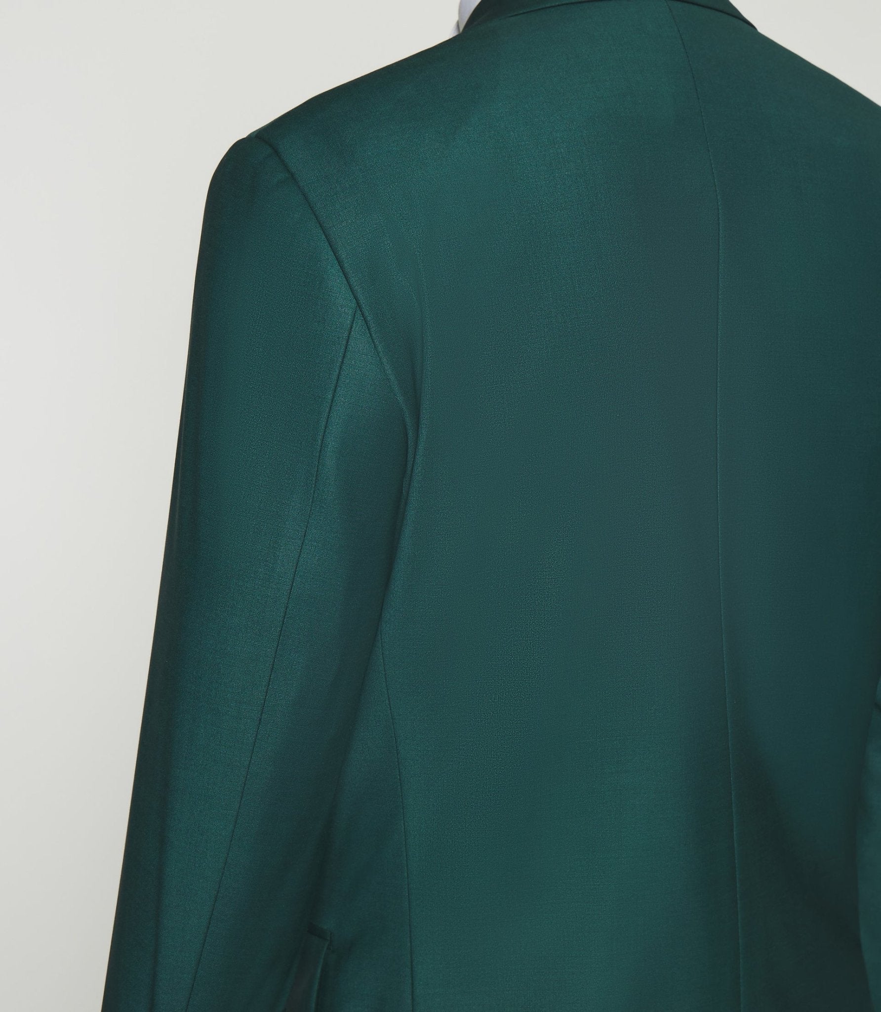 Costume 2 boutons en laine vert FAVORI - IZAC