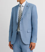 Costume 2 boutons bleu ciel - IZAC