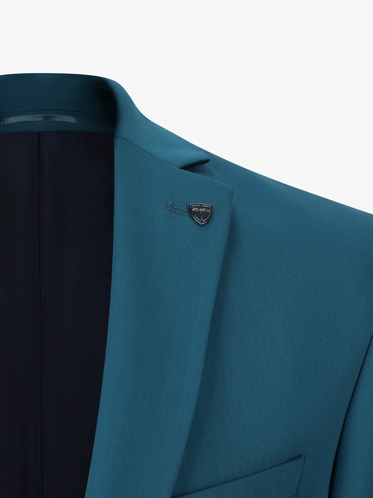 Costume 3 pièces cérémonie bleu vert - IZAC
