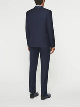 Costume 2 boutons en laine bleu marine LATIN - IZAC