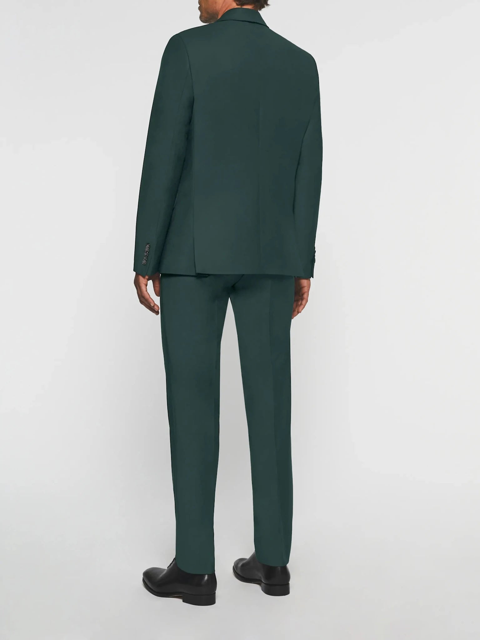 Costume 2 boutons en laine vert LIMONE - IZAC