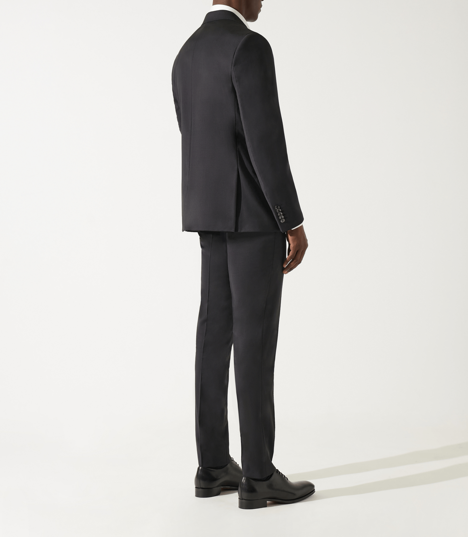 Costume en laine 2 boutons noir - IZAC
