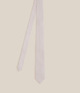Cravate fantaisie rayée beige - IZAC