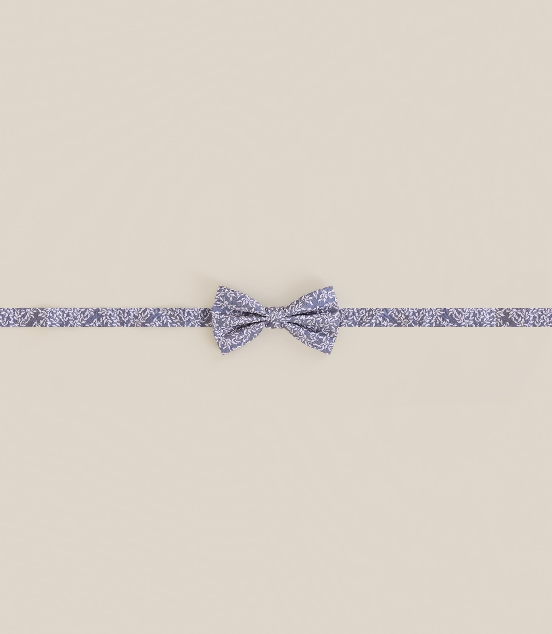 Noeud papillon en tissu fantaisie bleu - IZAC