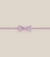 Noeud papillon tissu uni rose - IZAC