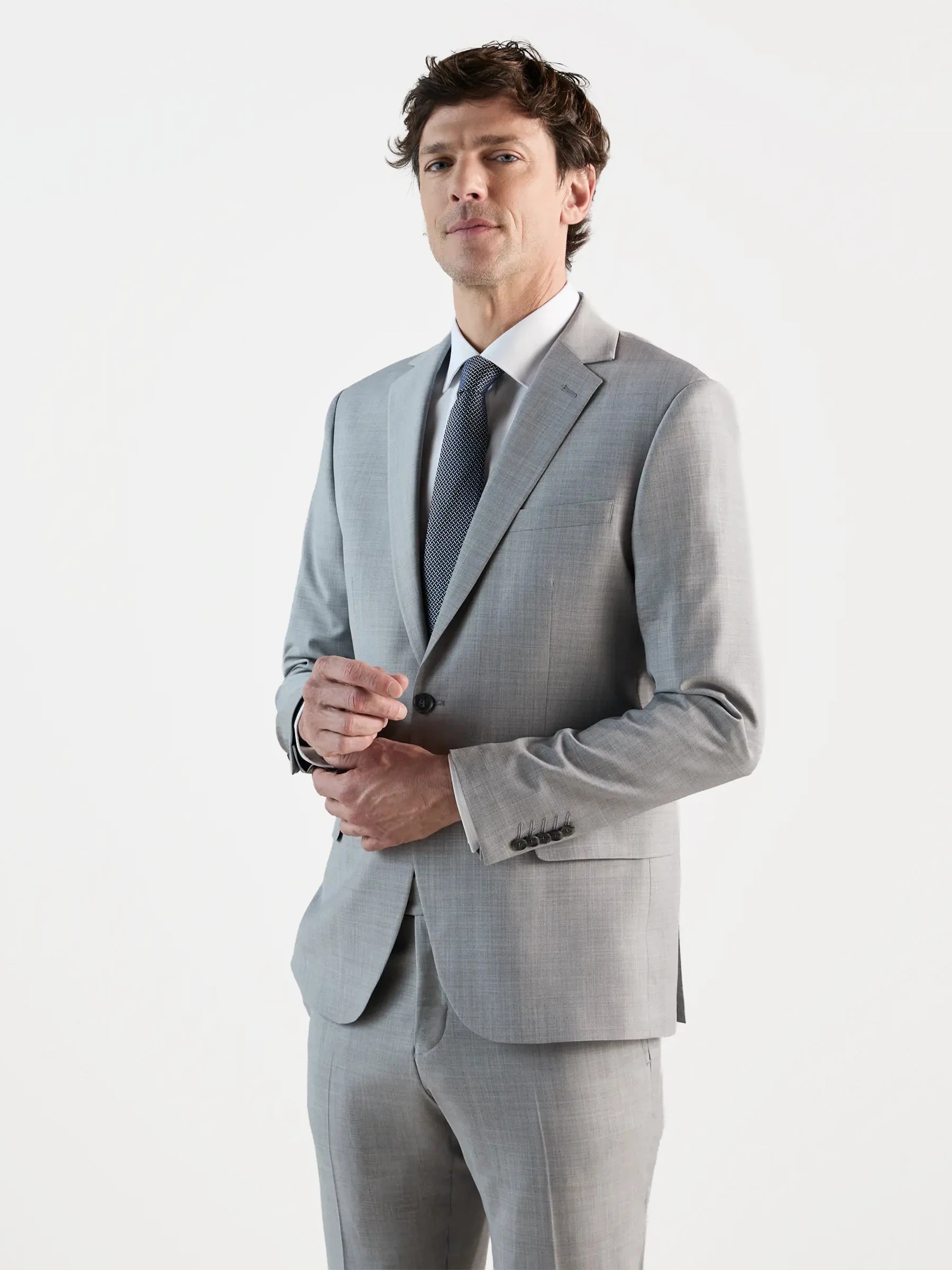 Navy blue fancy tie