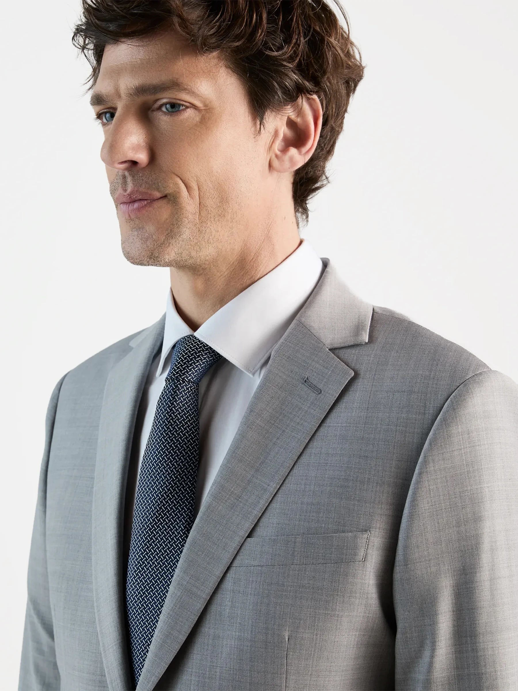 Navy blue fancy tie