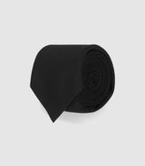 Cravate unie slim 5 cm noir MATA - IZAC