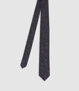 Cravate à motifs paisley noire - IZAC