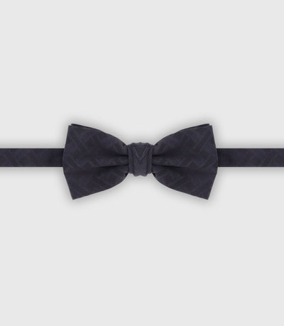 Noeud papillon micro motifs marine - IZAC