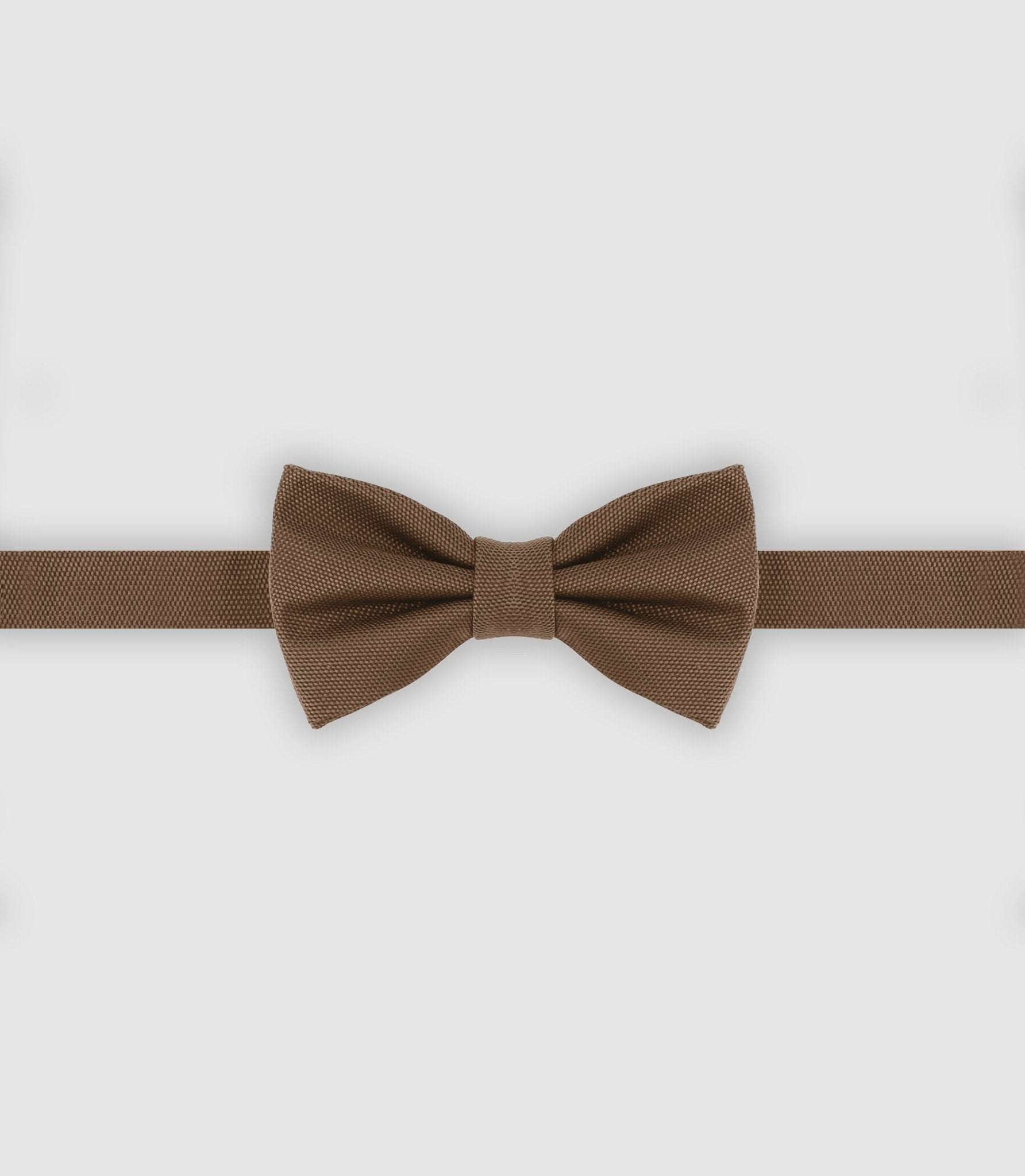 Nœud papillon uni marron - IZAC