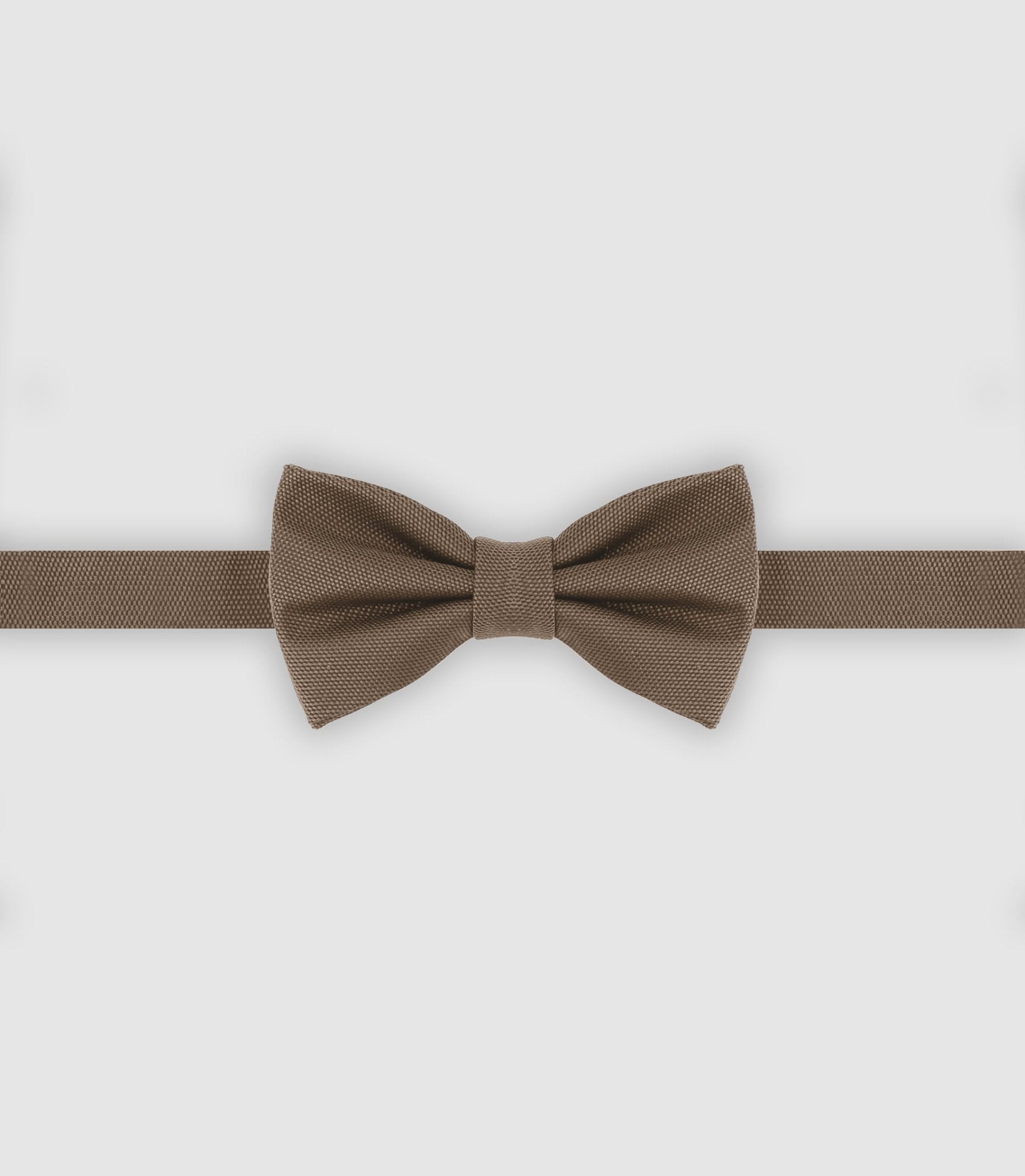 Nœud papillon uni marron clair - IZAC