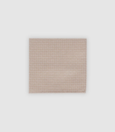 Pochette à motifs beige - IZAC