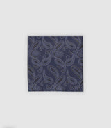 Pochette à micro motifs marine - IZAC